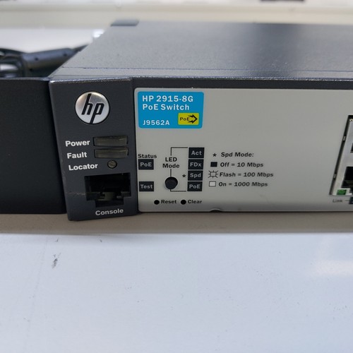 HP J9562A mit Rack-Ohren & PSU-Halterung - Werkseinstellungen zurückgesetzt & GETESTET mit KOSTENLOSEM VERSAND inkl. MwSt. - Bild 2 von 4