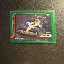 2025 Topps Chrome F1 Isack Hadjar RC Green Refractor Rookie F1 Car /99 #84