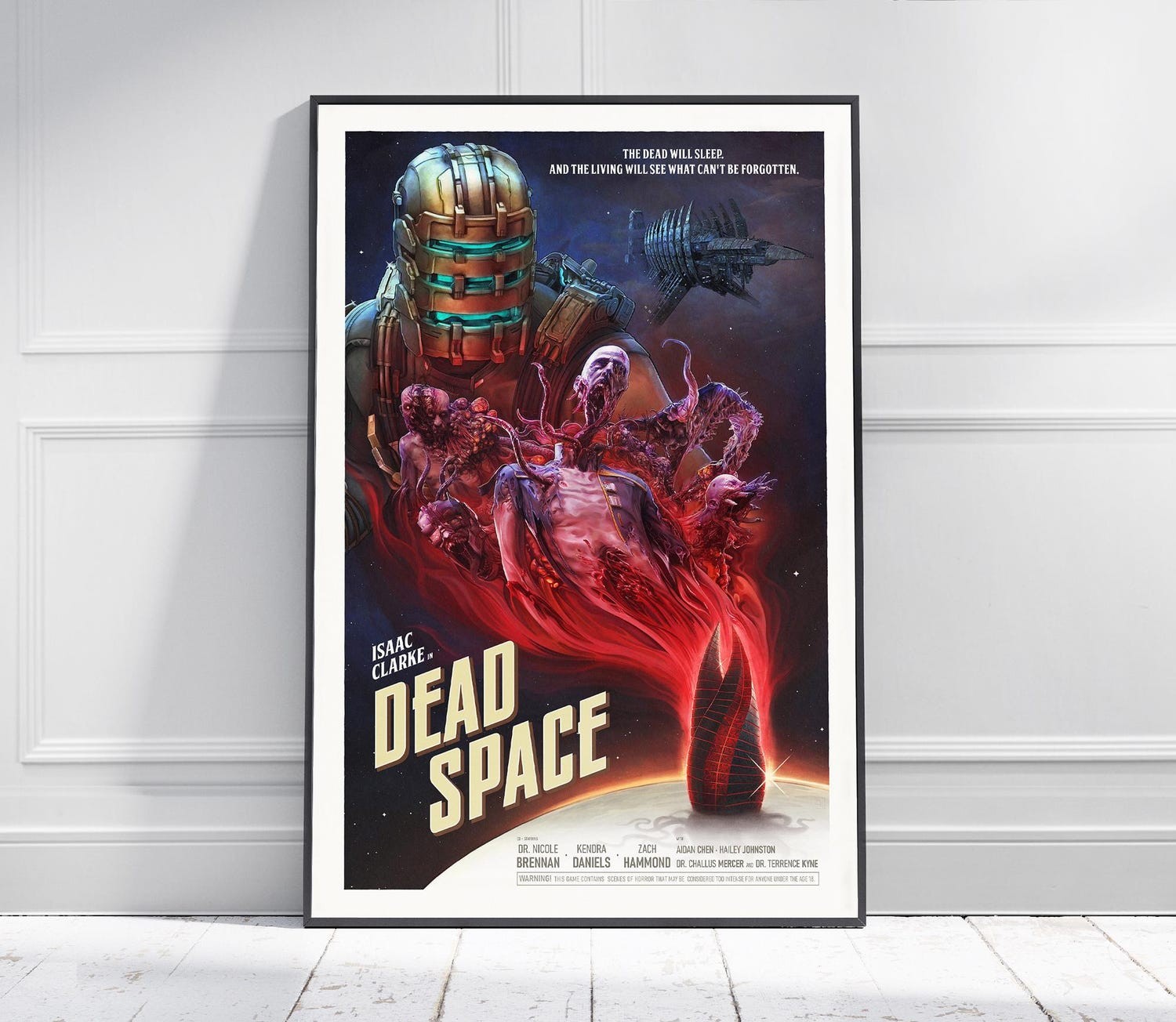 DEAD SPACE Game Poster &ndash; Sci-Fi Horror Game Art Print | Ga