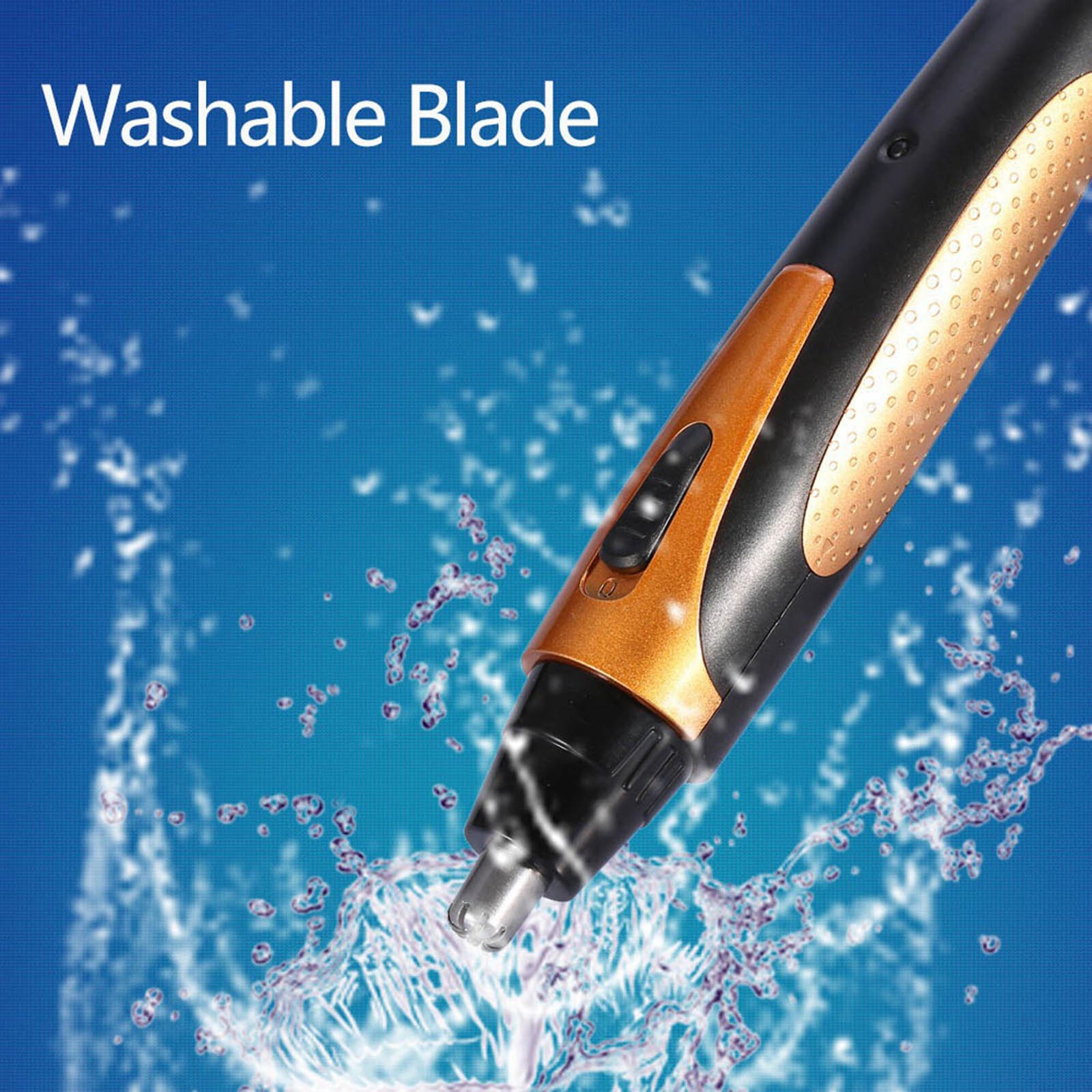 4-in-1 Rechargeable Men's Grooming Kit for Nose Ear Temple Hair Beard Eyebrow Trimming