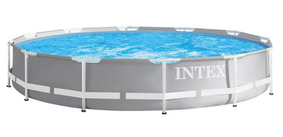 Intex Swimming Pool Rust Resistant Easy Installation 1718 Gallon Capacity