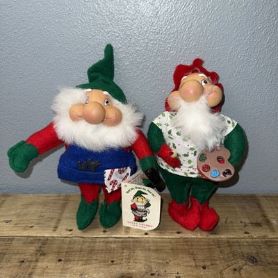 Vintage SANTAKINS 1992 Santa s Best 8  Painter & Workshop Toy Maker EUC