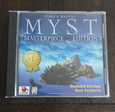 Red Orb Myst: Masterpiece Edition PC Windows Manual Included 1999 Puzzle