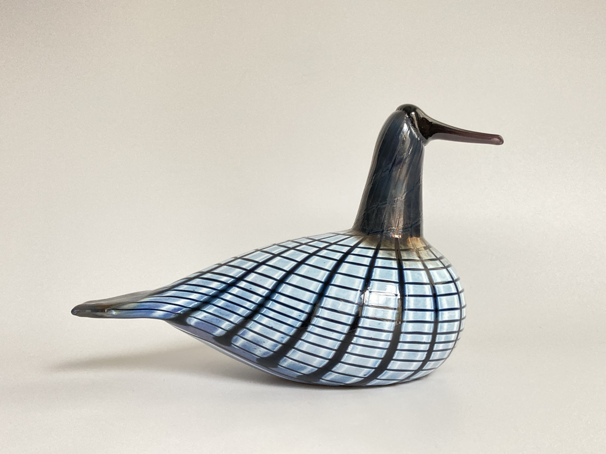 工芸品 OIVA TOIKKA BIRD Small Loon Pikku-Kuikka Oiva Toikka Small Loon glass bird design Nuutajärvi Iittala