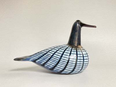 Oiva Toikka Small Loon glass bird design Nuutajärvi Iittala