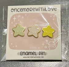 New Once More With Love 3 Star Enamel Pins OMWL