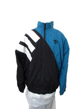 Adidas 90s Vintage Windbreaker Jogging Suit Nylon Jacket in Multicolor Medium