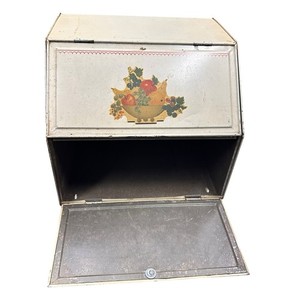 Vintage White Bread Box | eBay