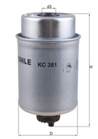 Mahle Kraftstofffilter Kc 381 Anschraubfilter FüR 7000 6010 6000 7010 6020 5020