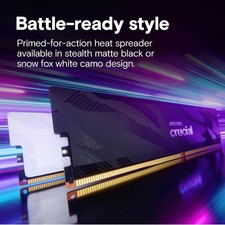 Crucial Pro DDR5 RAM Kit 2x16GB 6400MHz CL32 OC Desktop XMP AMD Expo WHITE 3