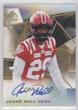 2021 SP Game Used Edition CFL Gold 3/115 Jamar Wall #A-JW Auto u0h