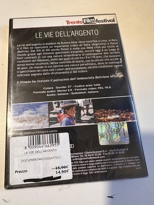 DVD SIGILLATO-LE VIE DELL'ARGENTO - PARADISO E INFERNO-TRENTO FILM FESTIVAL-DOC