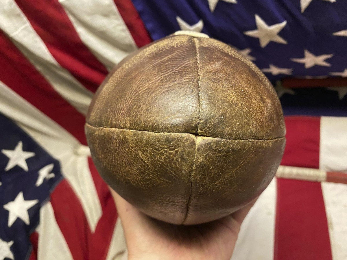 Vintage 1970s Wilson Leather Official Intercollegiate Football TD