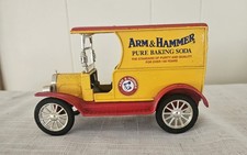 Vintage Ertl 1912 Arm  Hammer Diecast Bank. Metal  Plastic Even has Key