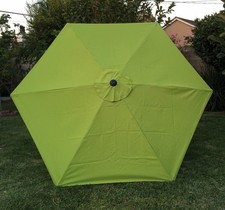7.5ft Patio Umbrella Replacement Canopy Market Top Outdoor with 6 Ribs