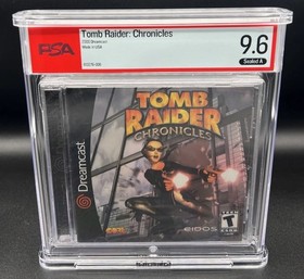 Tomb Raider: Chronicles (Sega Dreamcast, 2000) PSA Graded Sealed 9.6 A NOT WATA