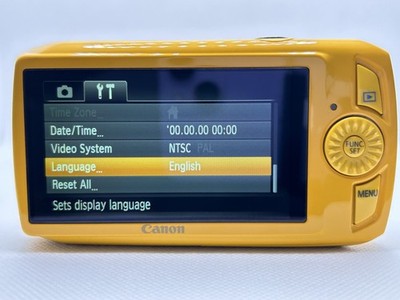 Near Mint in Box] Canon IXY 30S PowerShot 10.0MP Yellow Digital