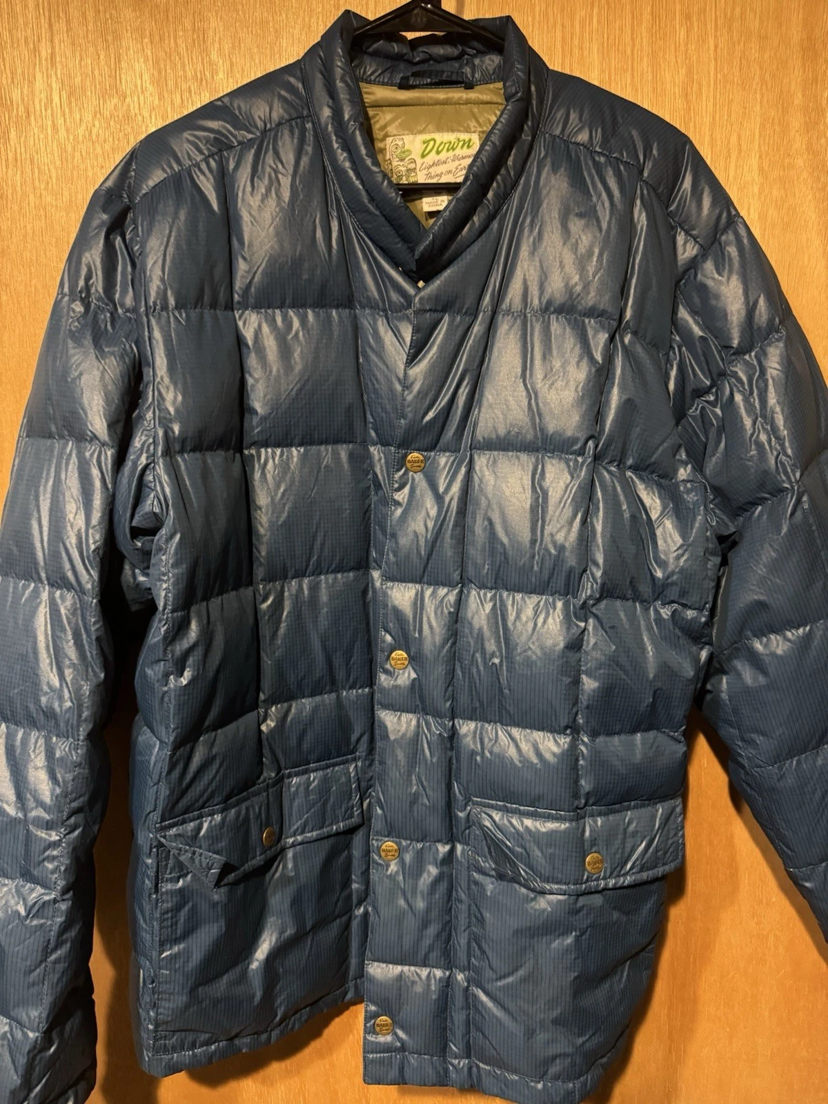 Eddie Bauer Mens XL Down Packable Jacket In Blue
Opens in a new window or tab