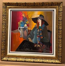 Itzchak Tarkay "Roxelana", Serigraph on Wove Paper, Signed in Pencil, COA