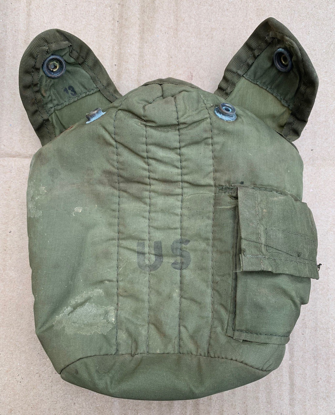 Original Vietnam Era US M1967 Nylon Canteen Cover