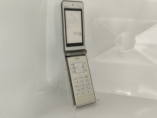 【dummy!】 TOSHIBA T002(color white) au-japan non-working cellphone - Picture 2 of 3