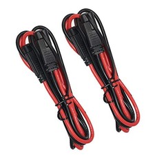 2 PACK 3FT 12AWG SAE to SAE Extension Cable 2Pin Bullet Quick Connect Heavy Du