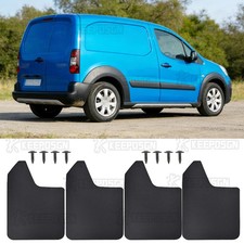 For Peugeot Partner 2014-2025 Front & Rear 4pcs Splash Guards Mud Flaps Mudflaps