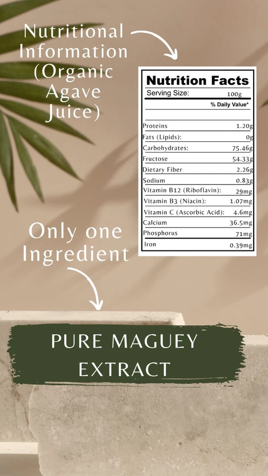 Jugo de Maguey 100% Puro - Bebida Artesanal Natural - Jugo de Maguey Natural Foto 2 de 2