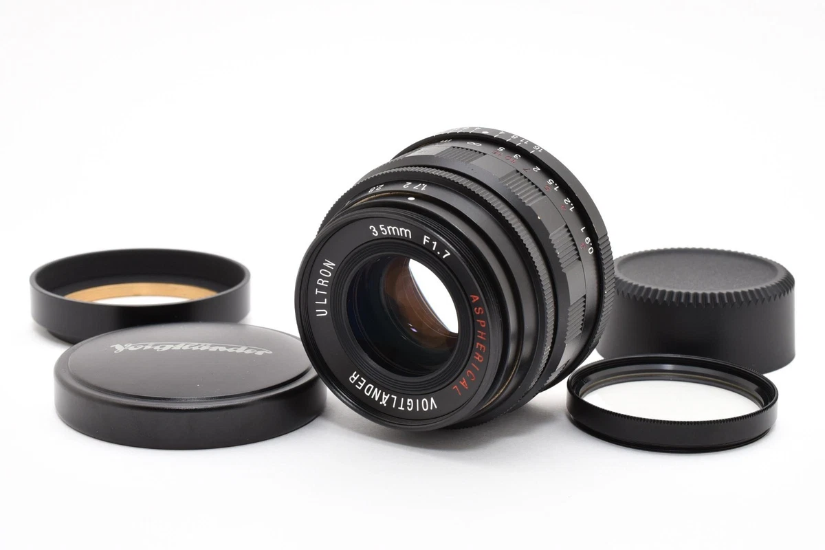Voigtländer Camera Lenses 35mm Focal f/1.7 Maximum Aperture for