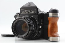  NearMINT w/Grip Pentax 67 EyeLevel w/SMC Takumar 105mm f/2.4 Lens Japan P4066