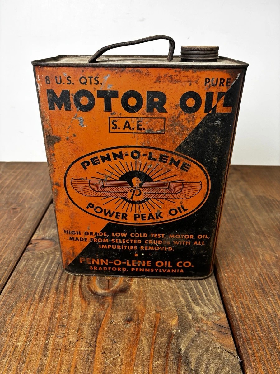 Penn Motor Oil In Collectible Gas & Oil Advertising Cans And