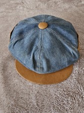 Vintage 70s Levi s Orange Tab Denim Newsboy Cap