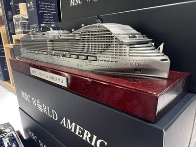 NEW MSC Cruise Line Ship Model World America  