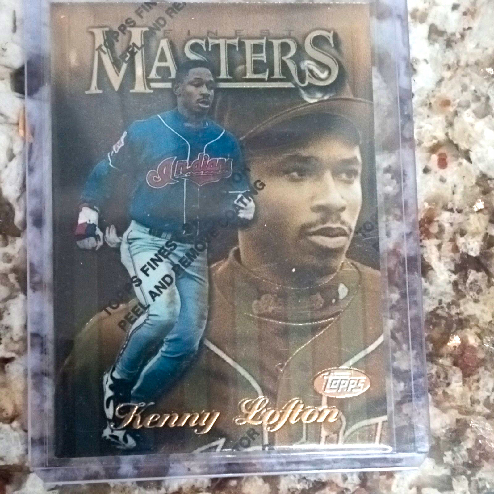 Topps 1997 Topps Finest Finest Masters Insert Kenny Lofton Indians #174