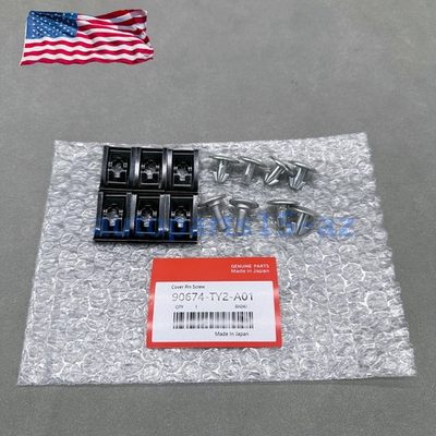 #ad #ad OEM 14p Engine Cover Lower Pin Screw 90674 TY2 A01 For Honda CR V Civic Accord $6.99