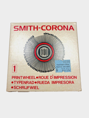 SMITH-CORONA Printwheel Tempo 12 #358