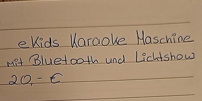 EKids Karaoke Maschine Bluetooth Lautsprecher mit Mikrofon