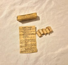 Original WW2 RAF Royal Air Force Emergency Flying Ration Energy Tablets RARE #3