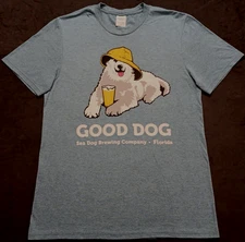 Unisex Sm Sea Dog Brewing Co Good/Bad Dog Dual Side Beer Collection T Shirt