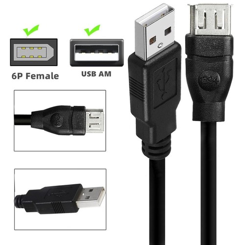 USB-Adapterkabel Firewire IEEE 1394 6-Polige Buchse auf USB 2.0 AM-Adapterk7217 - Bild 6 von 8