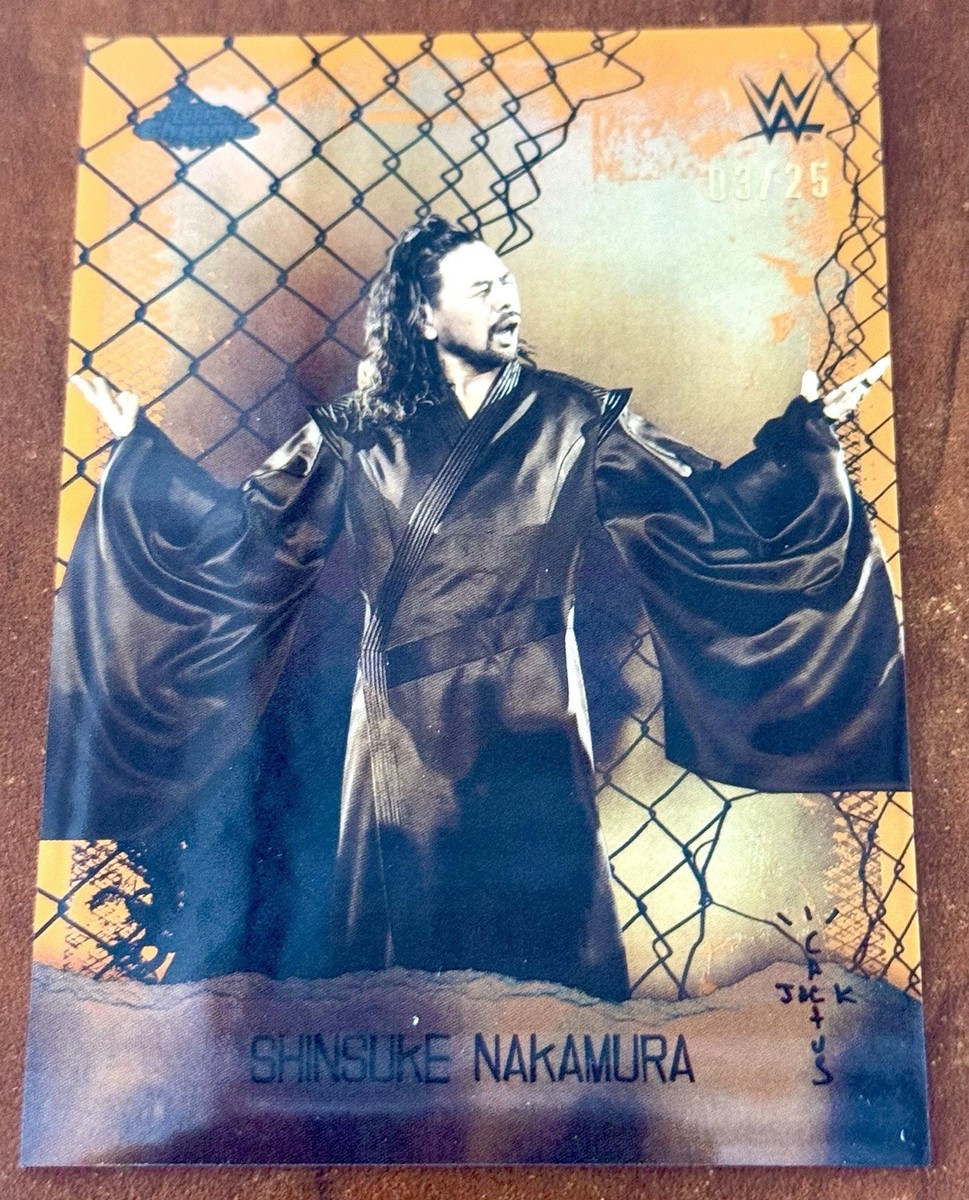 2025 Topps Chrome WWE Cactus Jack Shinsuke Nakamura Astro Knights