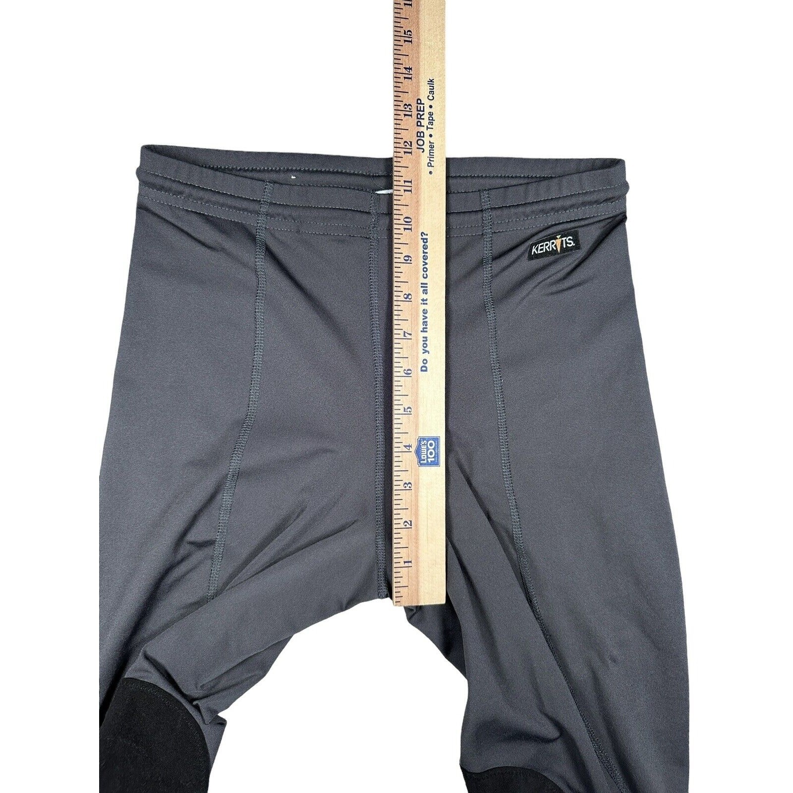 Kerrits Equestrian Leggings Womens Size Medium Horse Riding Pull On Grey Black 