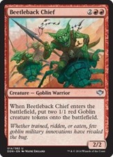 Beetleback Chief 014/082 Near Mint Duel Decks: Speed vs. Cunning MTG Magic
