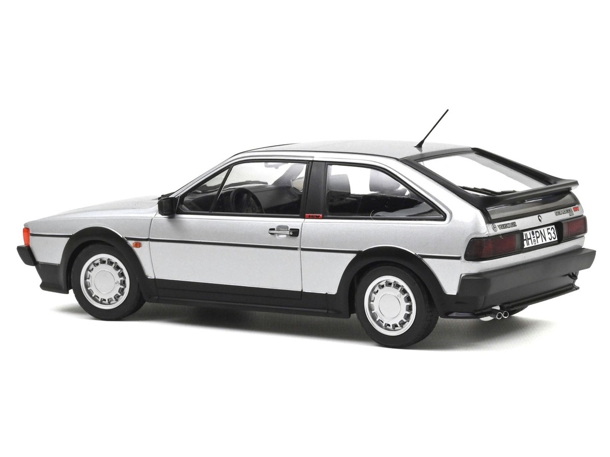 1988 VOLKSWAGEN SCIROCCO GTX 16V FLASH SILVER 1/18 DIECAST CAR BY