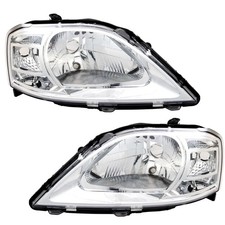 Scheinwerfer Set für Dacia Logan 2008- Facelift H4 Halogen STEUSCHEIBE