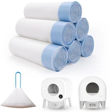 120 Count Extra Thick Cat Litter Box Liners, 3-4 Gallons Capacity