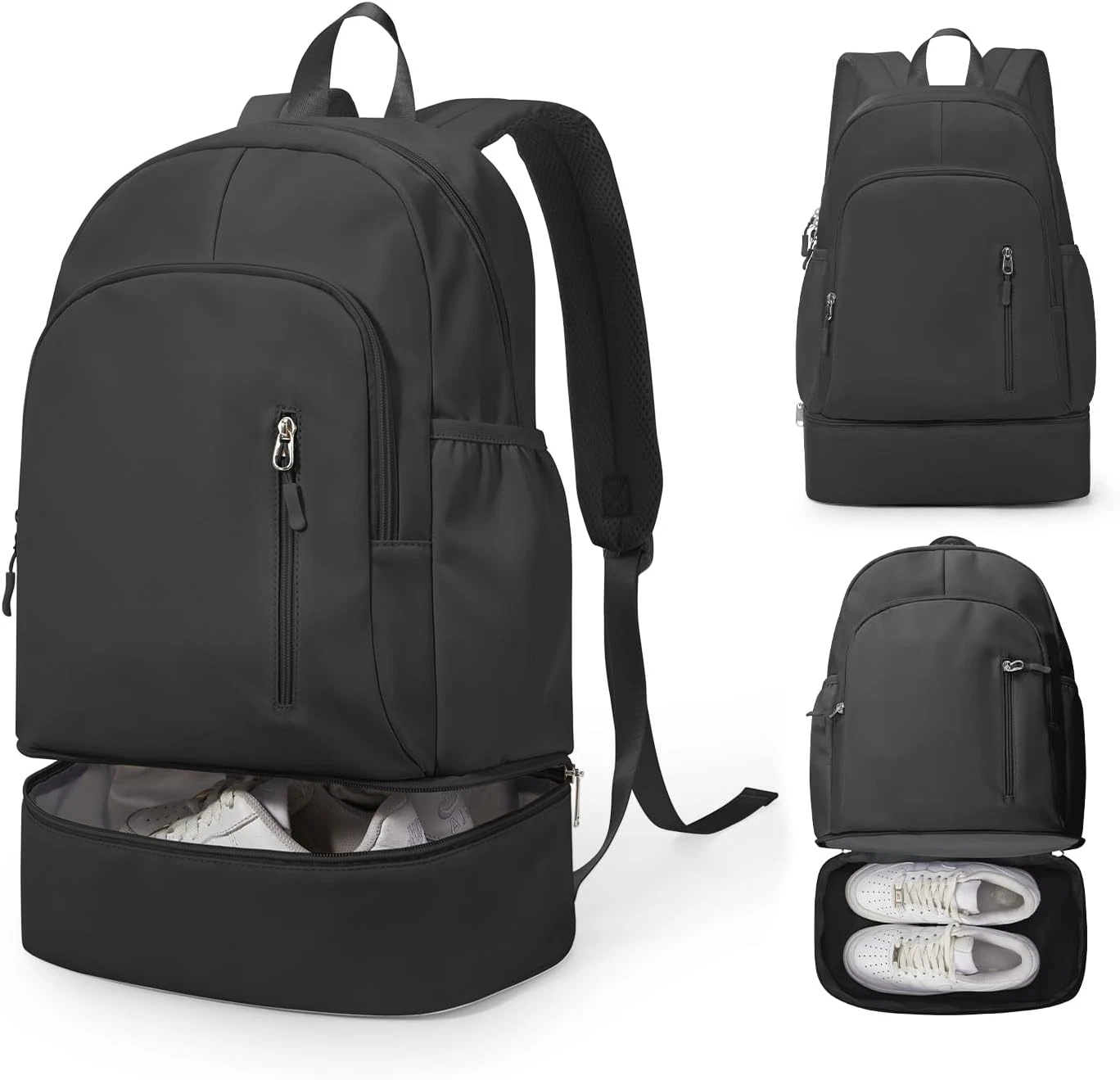Gym Backpack for Women Men,Lightweight Gym Bag with Shoes Compartment
