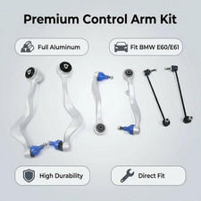 Front Lower Suspension Wishbone Control Arms Links Kits For BMW 5 Series E60 E61