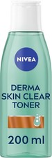 NIVEA Derma Skin Clear Toner 200ML  Cleansing and Hydrating Toner Salicylic Acid