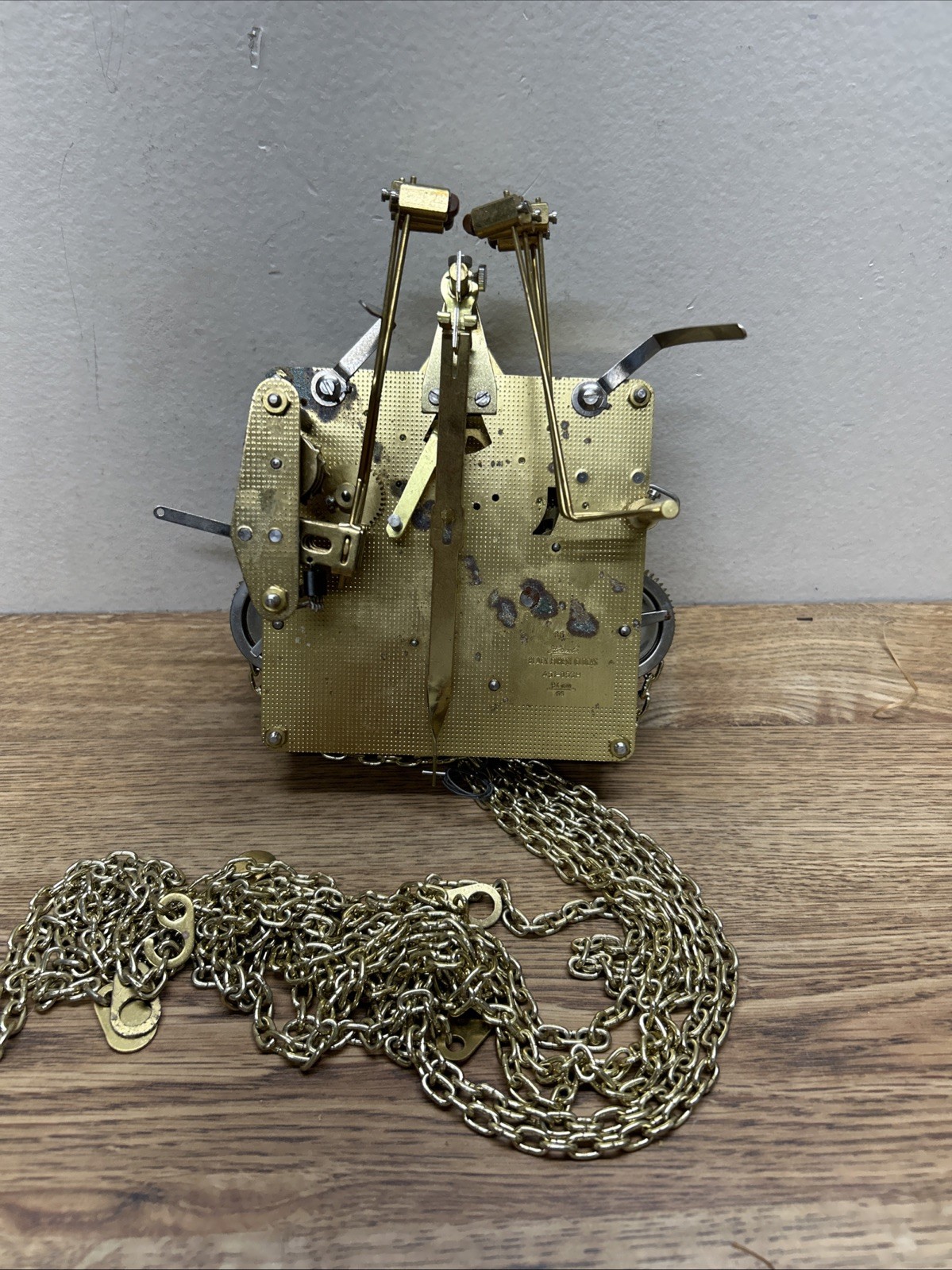 451-053H 94cm Hermle Clock Movement Number 86 Untested Sold As Parts
